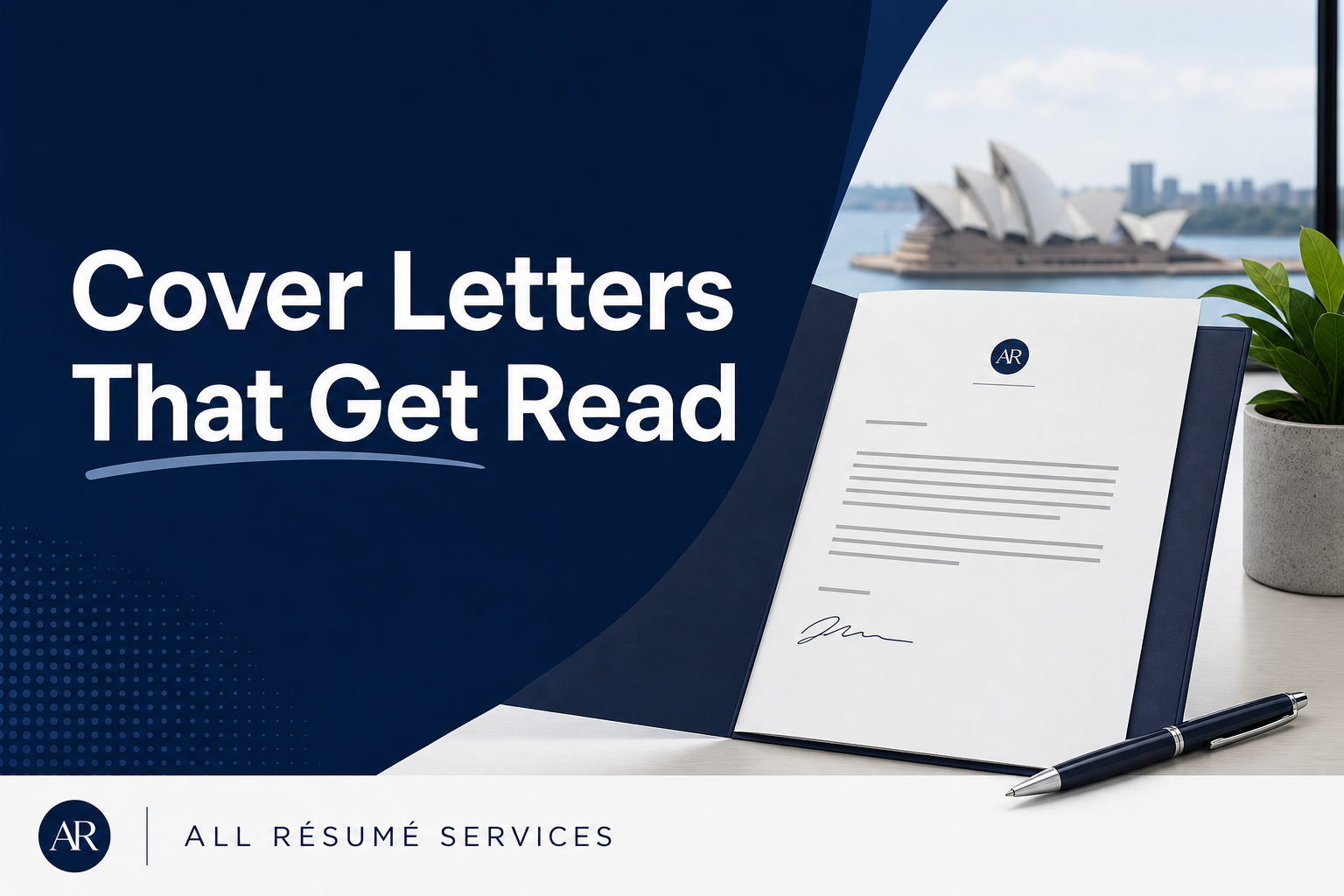 They asked for a cover letter. The page is blank.
