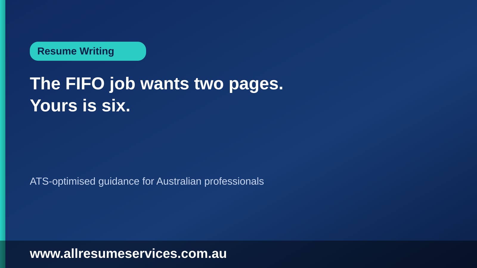 The FIFO job wants two pages. Yours is six.